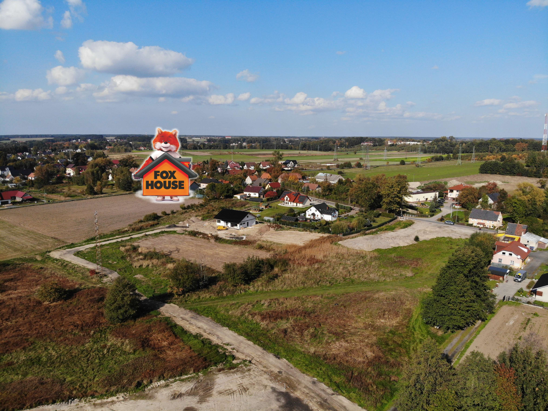 Działki budowlane pod miastem – 4km od centrum Bolesławca