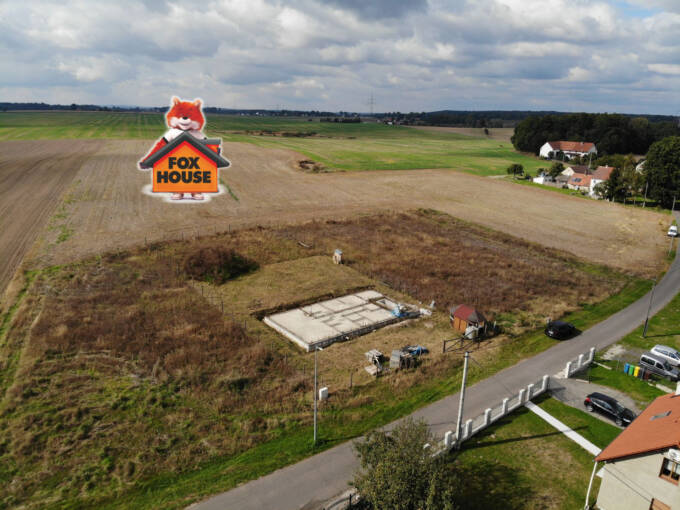 DZIAŁKA budowlana z rozpoczętą budową DOMU parterowego w OCICACH